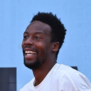 Gaël Monfils pendant l'entraînement au Mutua Madrid Open à Madrid, Espagne, le 22 avril 2026. Photo Corinne Dubreuil/Abaca