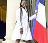 Elle-même ne le connaissait pas avant la naissance

Clarisse Agbegnenou - Cérémonie des médaillés olympiques et paralympiques des Jeux de Tokyo au Palais de l'Elysée à Paris le 13 septembre 2021. © JB Autissier/Panoramic/Bestimage