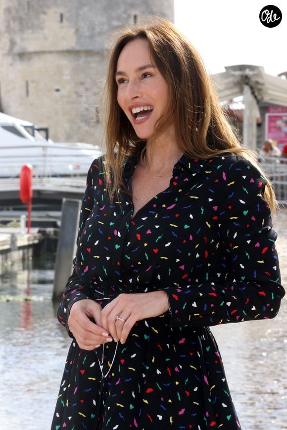 Vanessa Demouy de "Ici tout commence" - Festival de la Fiction de La Rochelle. Le 18 septembre 2021. © Jean-Marc Lhomer / Bestimage
