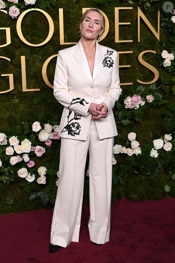 Kate Winslet lors de la 82ème édition des Golden Globes au Beverly Hilton à Los Angeles, le 5 janvier 2024.