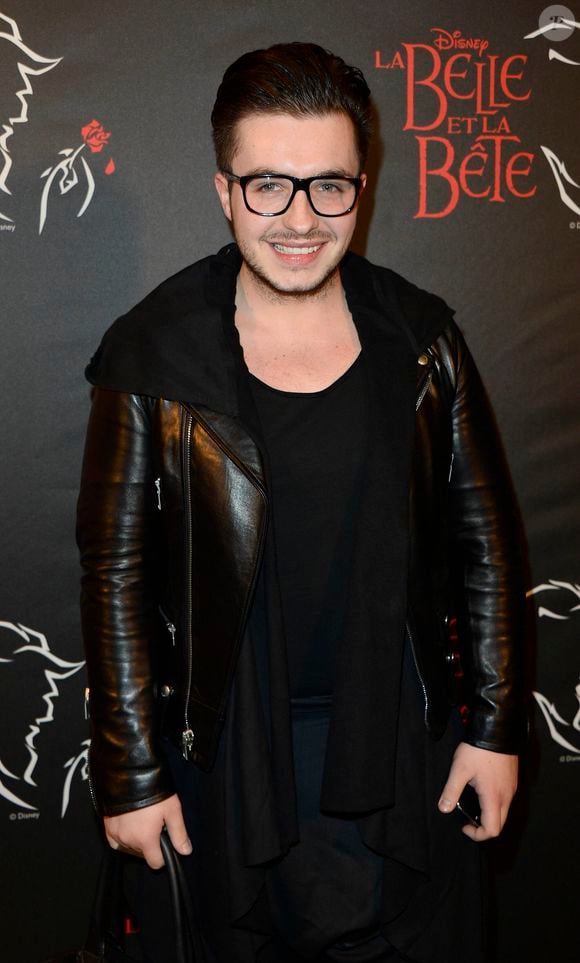 Le chanteur Olympe (The Voice 2) - Première de la comédie musicale "La Belle et la Bête" avec Vincent Niclo dans le rôle de la Bête au théâtre Mogador à Paris le 20 mars 2014. COADIC GUIREC / BESTIMAGE