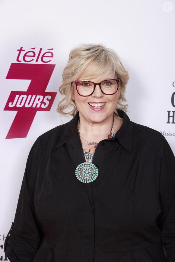 Exclusif - Laurence Boccolini - Soirée "Télé 7 Jours Summer Party" au restaurant "Monsieur Bleu" à Paris le 14 juin 2022. © Christophe Aubert via Bestimage