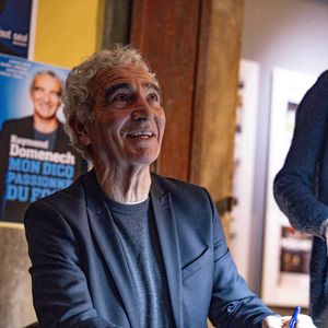 Raymond Domenech en dédicace après sa rencontre "Football passion" lors du Festival Sport, Littérature et Cinéma à l'Institut Lumière à Lyon le 31/01/2026. © Sandrine Thesillat / PsnewZ / Bestimage