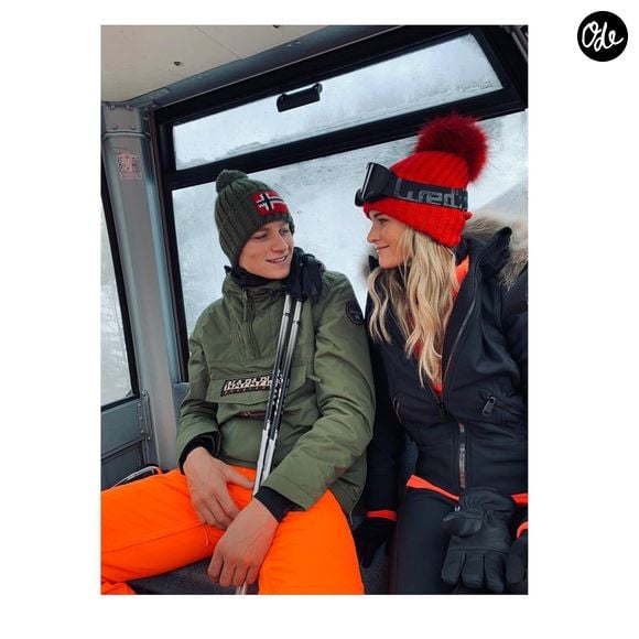 Roxanne Bertels et Mathieu van der Poel sur une photo postée le 11 février 2019.