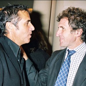 Archives - Julien Clerc et Gérard Leclerc à l'hôtel Park Hyatt de Paris. BERTRAND RINDOFF PETROFF / BESTIMAGE