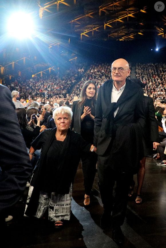 celle de produire son propre vin sur leurs terres en Provence.

Mimie Mathy et son mari Benoist Gerard - Salle - Cérémonie d'ouverture du Festival Lumière 2021 à Lyon le 9 octobre 2021.
© Dominique Jacovides / Bestimage