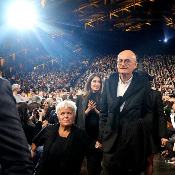 celle de produire son propre vin sur leurs terres en Provence.

Mimie Mathy et son mari Benoist Gerard - Salle - Cérémonie d'ouverture du Festival Lumière 2021 à Lyon le 9 octobre 2021.
© Dominique Jacovides / Bestimage