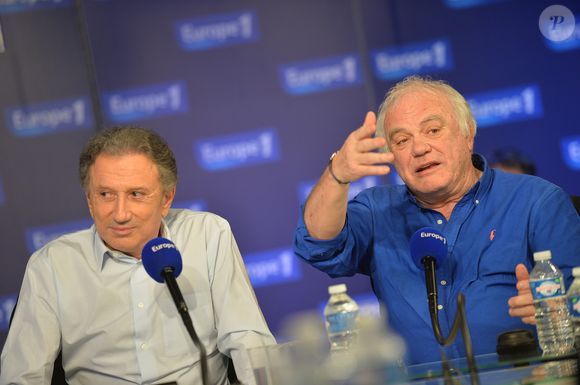 "Michel vient environ tous les mois, ou tous les deux mois…" nous confie-t-il. La fidélité, en amitié, y'a que ça de vrai ! Et c'est plutôt rare en télé...

Exclusif - Michel Drucker et Laurent Cabrol - Soirée spéciale pour les 60 ans de Europe 1 animée Wendy Bouchard et Maxime Switek. Le 4 février 2015