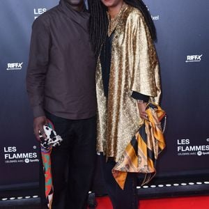 Lilian Thuram et Kareen Guiock - Photocall de la première cérémonie des Flammes, dédiée au rap au Théâtre du Châtelet à Paris. Le 11 mai 2023
© Veeren / Bestimage