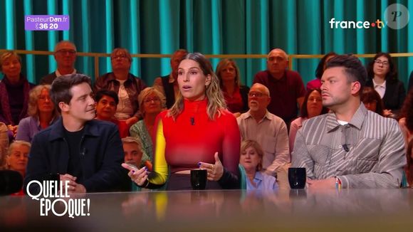 Laury Thilleman invitée de Léa Salamé dans "Quelle époque !" sur France 2, samedi 11 octobre 2025.
