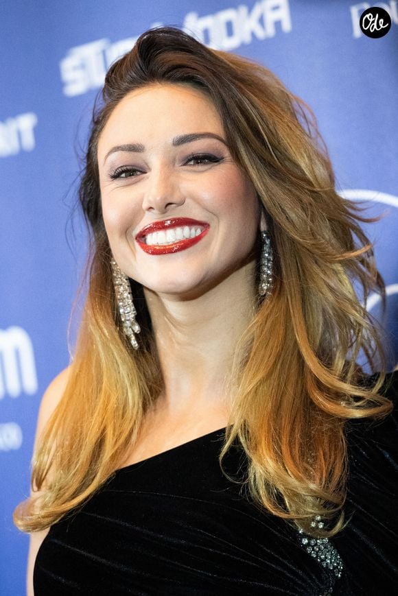 Delphine Wespiser lors du Global Gift Gala à l'hôtel Georges V à Paris, en France, le 5 octobre 2024. Photo : Aurore Maréchal/ABACAPRESS.COM