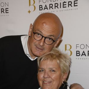 Mimie Mathy et son mari Benoist Gérard - Remise du prix de La Fondation Diane & Lucien Barrière 2015 au théâtre Tristan Bernard à Paris, pour la pièce "Je vous écoute" à Paris le 1er février 2016. © Coadic Guirec/Bestimage