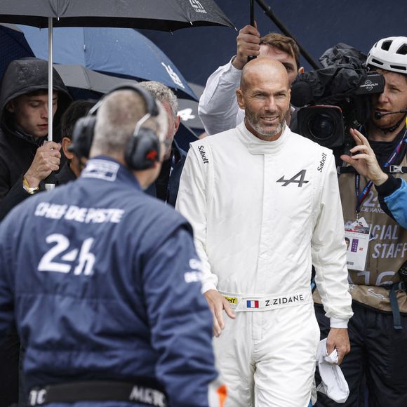 Zinedine Zidane pendant les 24 heures du Mans, le 15 juin 2024.