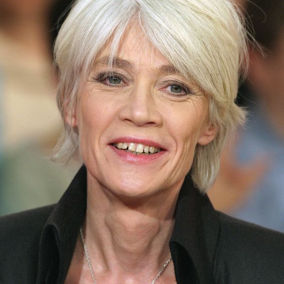 Francoise Hardy - Tournage de l'émission "Vivement dimanche" de Michel Drucker. Paris @Jean-Jacques Datchary/ABACA.