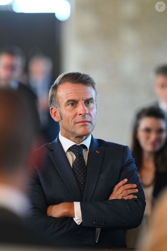 Emmanuel Macron à Pontlevoy, France, 19 septembre 2025, 

© Eliot Blondet/Pool/Bestimage