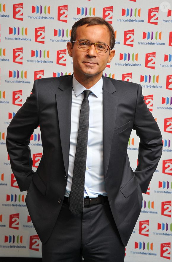 Archives - Jean-Luc Delarue à la conférence de presse de rentrée de France 2 au théâtre du Rond Point. © Guillaume Gaffiot /Bestimage