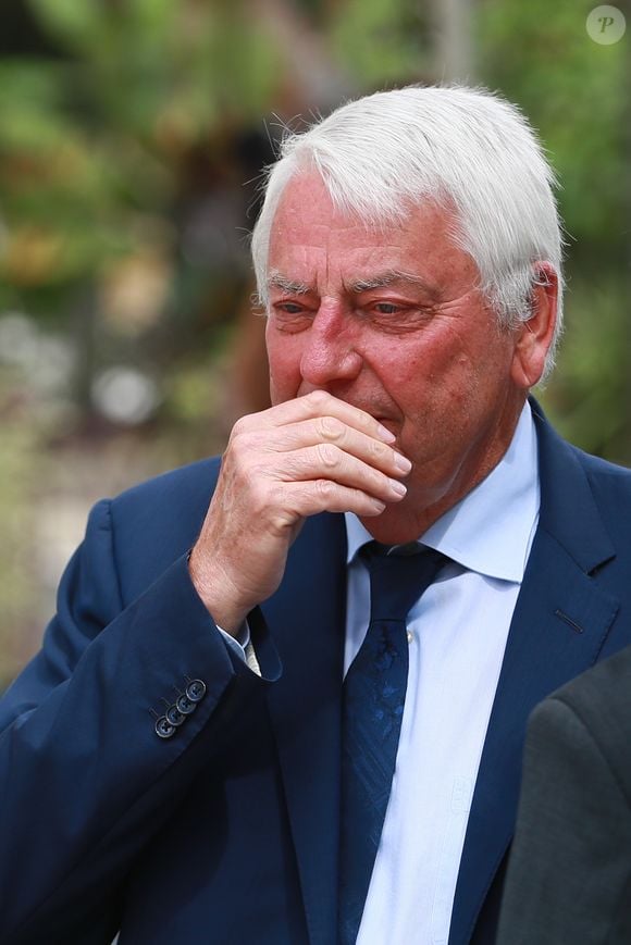 Charles Bietry - Obsèques de Jean-Claude Bouttier en l'église de Gournay-sur-Marne le 13 août 2019. Crédit : Agence / Bestimage