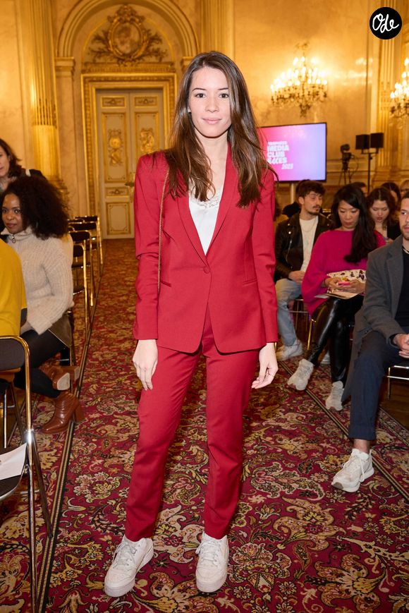 puisqu'elle a quitté les locaux de BFMTV à la fin de la saison dernière.

Exclusif - Emilie Broussouloux - Cérémonie des Trophées du MédiaClub’Elles dans les salons de l'Hôtel de Lassay à Paris le 9 février 2023. Cette soirée récompense les femmes et les hommes ayant oeuvré pour une meilleure représentation des femmes dans les médias. © Cyril Moreau/Bestimage