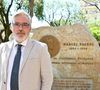 Avec un film d’animation signé Sylvain Chomet, des fournitures scolaires ou un musée à Allauch, l’héritier veut faire rayonner Pagnol auprès de toutes les générations.

Nicolas Pagnol - Le prince Albert II de Monaco a rendu hommage à Marcel Pagnol devant la stèle du square Marcel Pagnol des Jardins du Trocadéro, le 16 avril 2024, en compagnie de son petit fils, Nicolas Pagnol, commémorant ainsi les 50 ans de la disparition de cet homme de lettres. © Bruno Bebert / Bestimage
