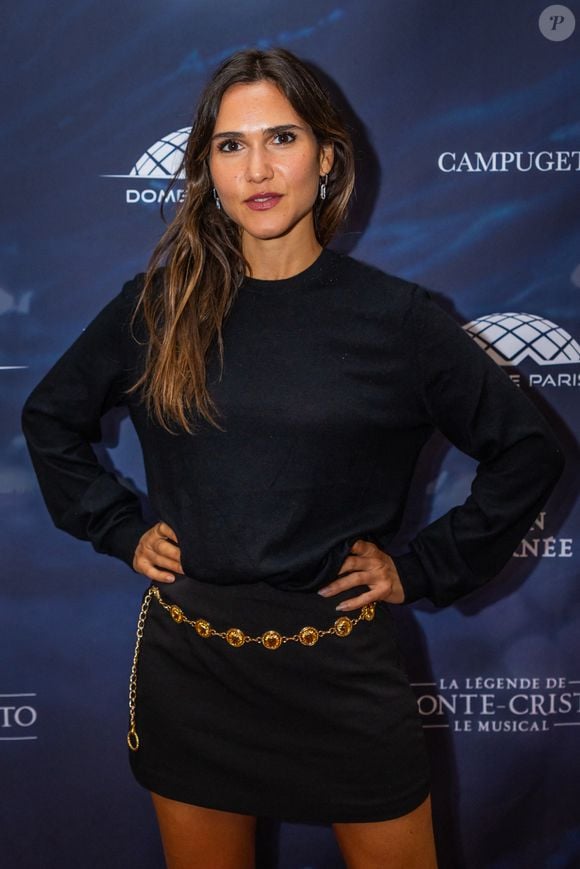 Exclusif - Joyce Jonathan au photocall du showcase de présentation de la comédie musicale La Légende du Comte de Monte Cristo à Salle Gaveau à Paris, France, le 25 septembre 2025. © Julien Sarkissian/Bestimage