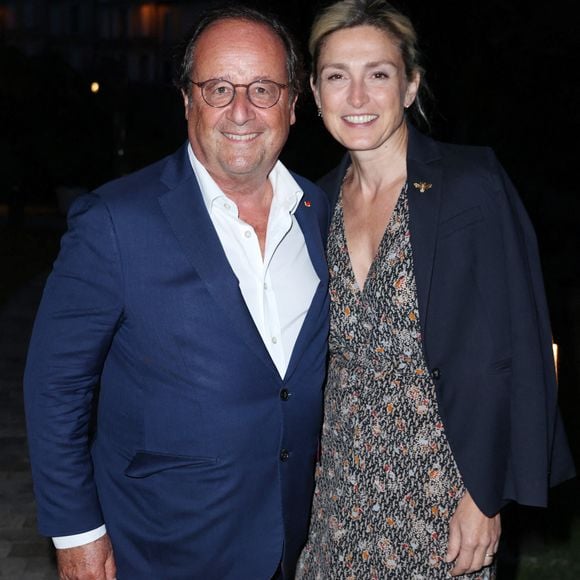 François Hollande et Julie Gayet assistent au Dîner LVMH dans le cadre du 16ème Festival du Film d'Angoulême à Angoulême, le 25 août 2023, France. Photo by Jerome Domine/ABACAPRESS.COM