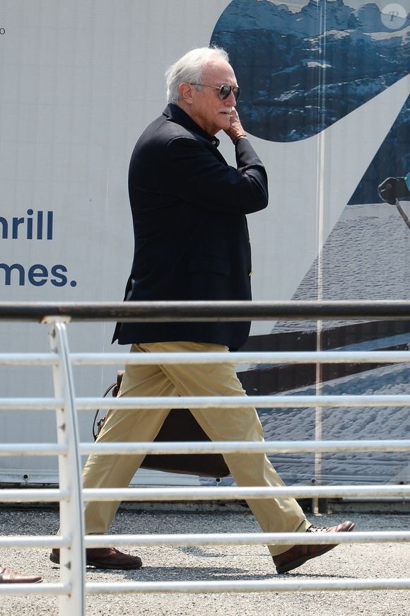 Le père de Jeff Bezos, Miguel Bezos arrive à Venise pour le mariage de son fils avec Lauren Sanchez. Backgrid UK/ Bestimage
