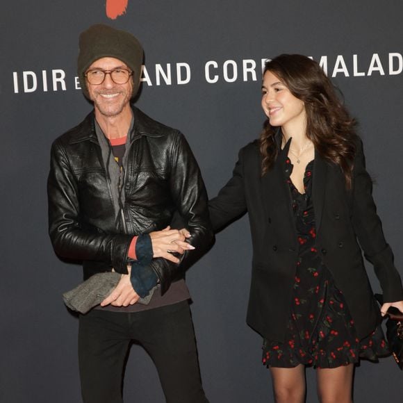 Calogero Maurici et sa fille Romy Maurici lors de l'avant-première du film "Monsieur Aznavour" au cinéma Le Grand Rex à Paris. © Coadic Guirec / Bestimage