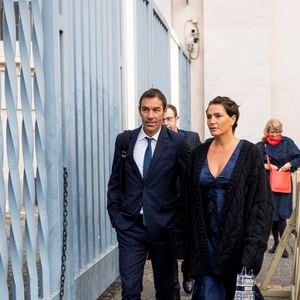 Exclusif - Robert Pirès et sa femme Jessica Lemarie - Les membres du Variétés Club de France rencontrent le pape François au Vatican le 22 mars 2023. © Pierre Perusseau / Bestimage
