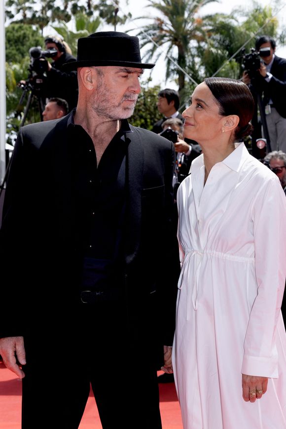 Eric Cantona et sa femme Rachida Brakni - Montée des marches du film " Soudain " lors du 79ème Festival International du Film de Cannes, le 15 mai 2026. © Olivier Borde / Bestimage