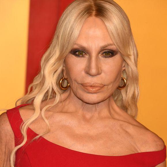 Donatella Versace en Californie en mars 2024