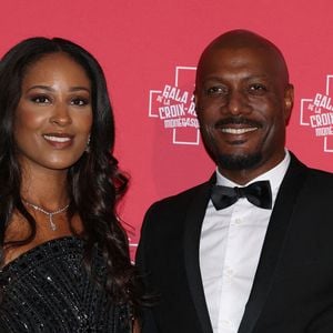 Harry Roselmack et sa compagne Jennifer Galap - 76ème Bal de la Croix Rouge dans la salle des Etoiles à Monaco le 12 juillet 2025. © Claudia Albuquerque/Bestimage