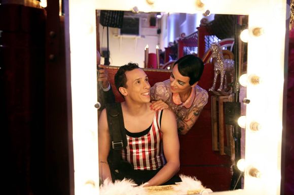 Exclusif - Alizée et son compagnon Grégoire Lyonnet - Backstage - 53ème Gala de l'union des artistes au Cirque d'Hiver Bouglione à Paris le 12 juin 2016. Diffusion sur France 2 le 26 novembre prochain. © Dominique Jacovides / Bestimage