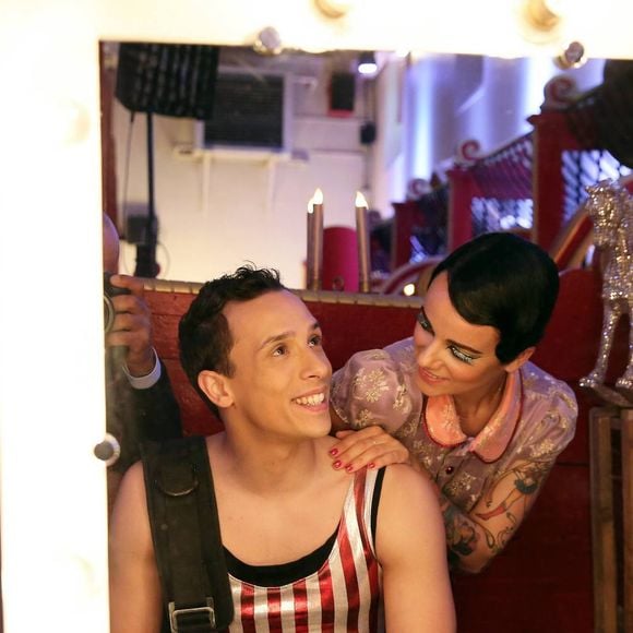 Exclusif - Alizée et son compagnon Grégoire Lyonnet - Backstage - 53ème Gala de l'union des artistes au Cirque d'Hiver Bouglione à Paris le 12 juin 2016. Diffusion sur France 2 le 26 novembre prochain. © Dominique Jacovides / Bestimage