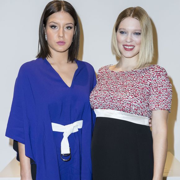 Adèle Exarchopoulos, Léa Seydoux enceinte - Dîner d'inauguration de l'exposition "Icônes de l'Art Moderne. La Collection Chtchoukine" à la "Fondation Louis Vuitton" à Paris, France, le 20 octobre 2016. L'exposition rend hommage à l'un des plus grands mécènes du début du 20ème siècle, Sergeï Chtchoukine - collectionneur russe "visionnaire" de l'art moderne français du début du 20ème siècle. L'exposition présente un ensemble exceptionnel de cent trente chefs-d'œuvre de la collection Chtchoukine, tout particulièrement représentatifs de l'art moderne : de Monet, Cézanne, Gauguin, Rousseau à Derain, Matisse et Picasso. © Olivier Borde/Bestimage