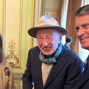 Sabah Abouessalam accompagnait son époux Edgar Morin lors de ses déplacements officiels.
Sabah Abouessalam, Edgar Morin et Manuel Valls assistent à la cérémonie au cours de laquelle l'ancien ministre de l'Education Jean-Michel Blanquer a été fait officier de la Légion d'Honneur, lors d'une cérémonie à Paris, France, le 3 juillet 2024.
Photo par Balkis Press/ABACAPRESS.COM