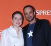 Emilie Dequenne et son mari Michel Ferracci au photocall de la soirée Nespresso x Brut lors du 77ème Festival International du Film de Cannes
Photo : Laurent Campus / Bestimage