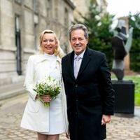 Mariage de Georges Fenech : Pascal Praud et sa femme Cathy, Gauthier Le Bret et son bébé... De nombreuses personnalités présentes pour l'événement