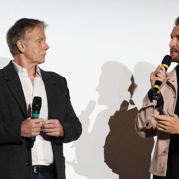 Les deux acteurs ont toutefois pris la situation avec humour et ont même plaisanté sur l’idée que Franck Dubosc coupe Philippe Lacheau dans son prochain film.

Franck Dubosc et Philippe Lacheau - Avant-première du film "Chien et chat" à l'UGC Normandie à Paris le 11 février 2024. © Coadic Guirec/Bestimage