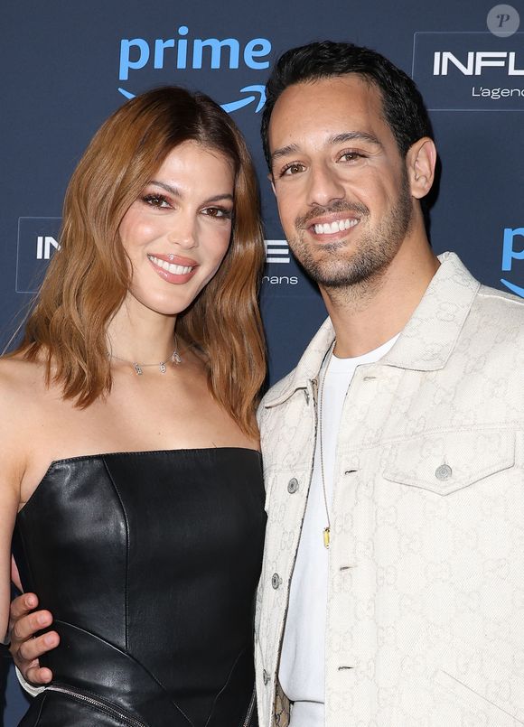 Iris Mittenaere (Miss France 2016 et Miss Univers 2016) et son ex-fiancé Diego El Glaoui - Avant-première de la série Influence(s) sur Amazon Prime Video au cinéma le Silencio des Prés à Paris le 26 février 2024. © Coadic Guirec/Bestimage