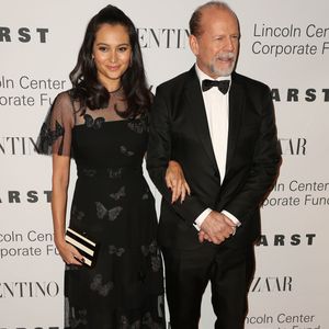 Emma Heming et son mari Bruce Willis au gala de charité ‘An Evening Honoring Valentino' à New York, le 7 décembre 2015