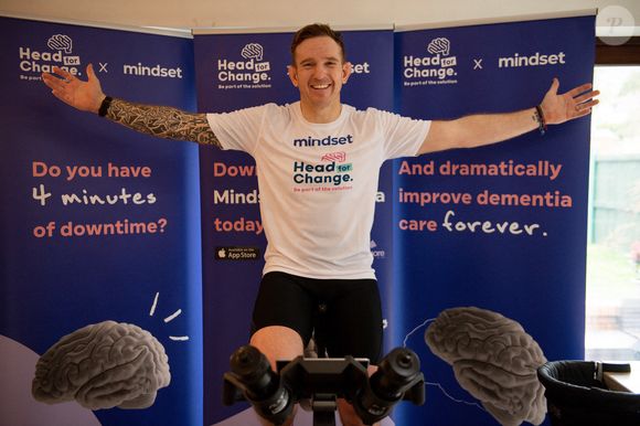 L'ancien international gallois Alix Popham s'entraîne chez lui à Newport, dans le sud du pays de Galles, avant le Head For Change Rugby Ride Challenge. Date de la photo : Vendredi 5 mars 2021. Jacob King/PA Wire