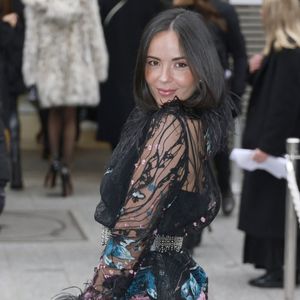 Agathe Auproux au défilé de mode Elie Saab Haute Couture printemps / été 2023 lors de la fashion week à Paris le 25 janvier 2023.
© Christophe Aubert via Bestimage