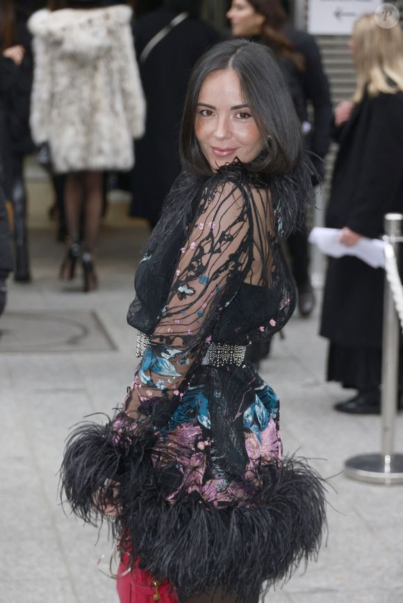 Agathe Auproux au défilé de mode Elie Saab Haute Couture printemps / été 2023 lors de la fashion week à Paris le 25 janvier 2023.
© Christophe Aubert via Bestimage