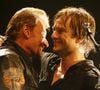 La relation entre David et son père Johnny n'a pas toujours été facile.

David Hallyday et son père Johnny Hallyday sur la scène de la Cigale à Paris. Photo by Marco Vitchi/ABACAPRESS.COM