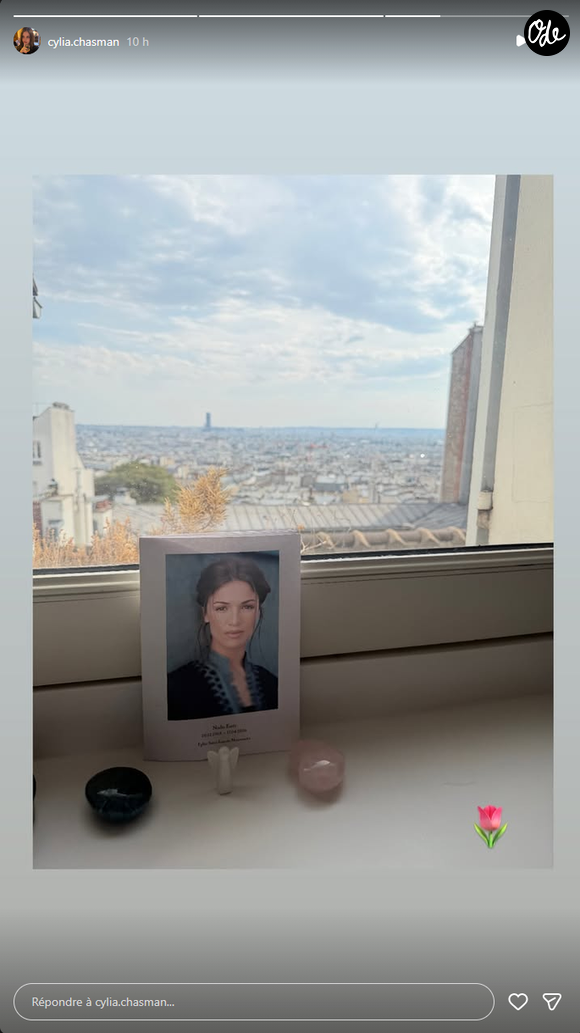 Le nouvel hommage de Cylia Chasman à sa mère Nadia Farès décédée le 17 avril 2026 - Instagram le dimanche 16 août 2026.