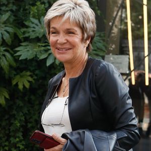 Véronique Jannot - Arrivées à l'enregistrement de l'émission "Vivement Dimanche" présentée par M. Drucker et qui sera diffusée le 15 octobre 2023 sur France 3, au studio Gabriel à Paris, France, le 3 octobre 2023. © Christophe Clovis/Bestimage