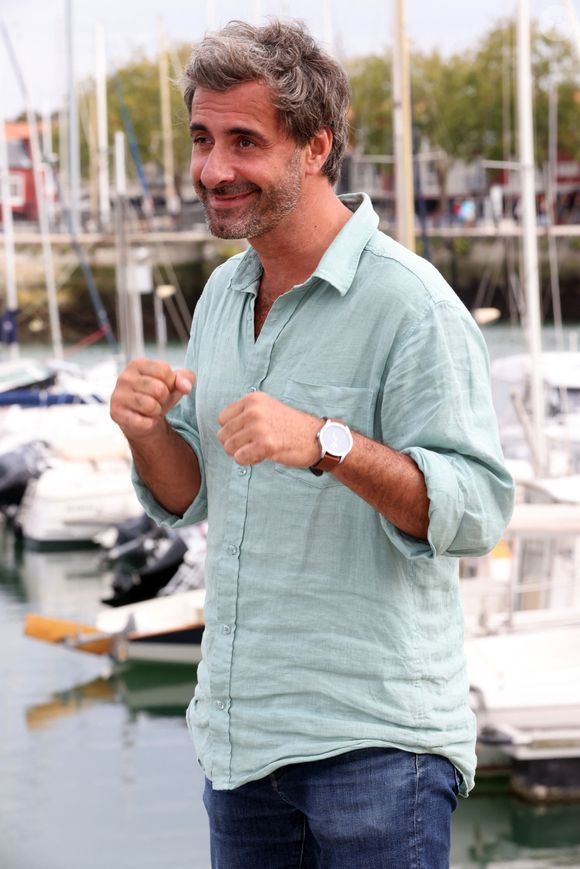 Alexandre Varga au photocall du film "Le Furet" lors de la 23ème édition du Festival de la Fiction tv de la Rochelle 2021 à La Rochelle, France, le 15 septembre 2021. © Jean-Marc Lhomer / Bestimage