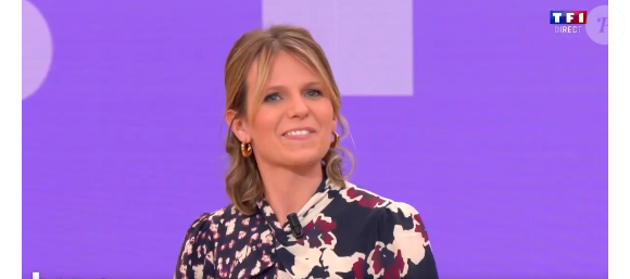 Garance Pardigon sur le plateau de la matinale "Bonjour !" sur TF1