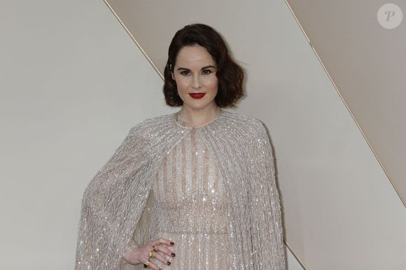 Michelle Dockery à la première du film "Downtown Abbey: A New Era" à Londres, le 25 avril 2022.