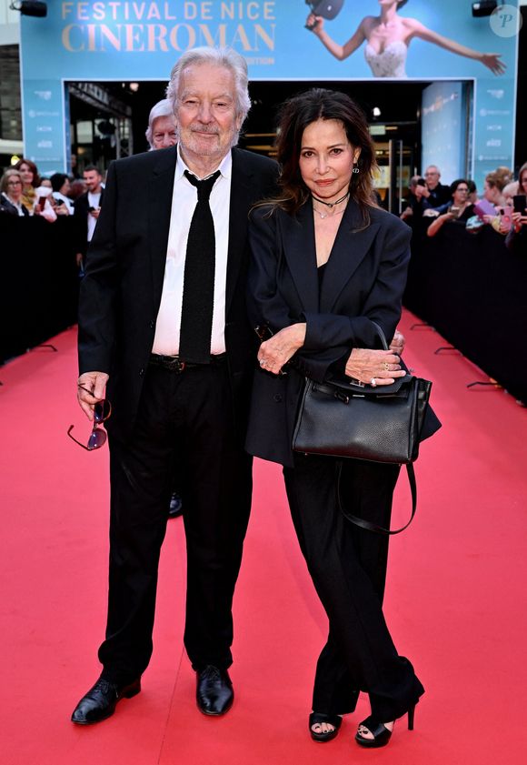 Pierre Arditi et sa femme Evelyne Bouix - Tapis rouge de la soirée d'ouverture de la 7ème édition du festival Cineroman à Nice le 29 septembre 2025. © Dominique Jacovides - Bruno Bebert / Bestimage